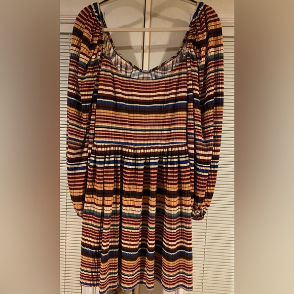 NWOT Zara striped dress SZ L - Picture 3 of 5